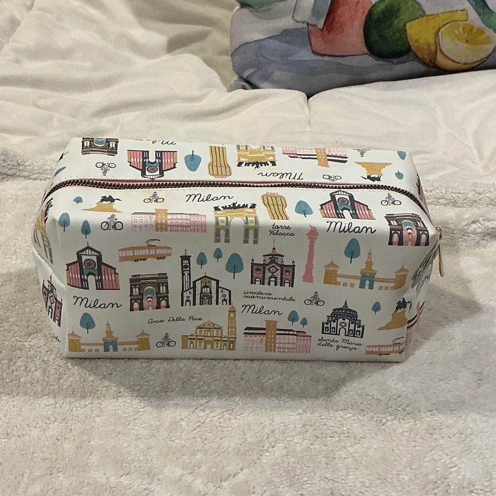Milan Themed Cosmetic Bag